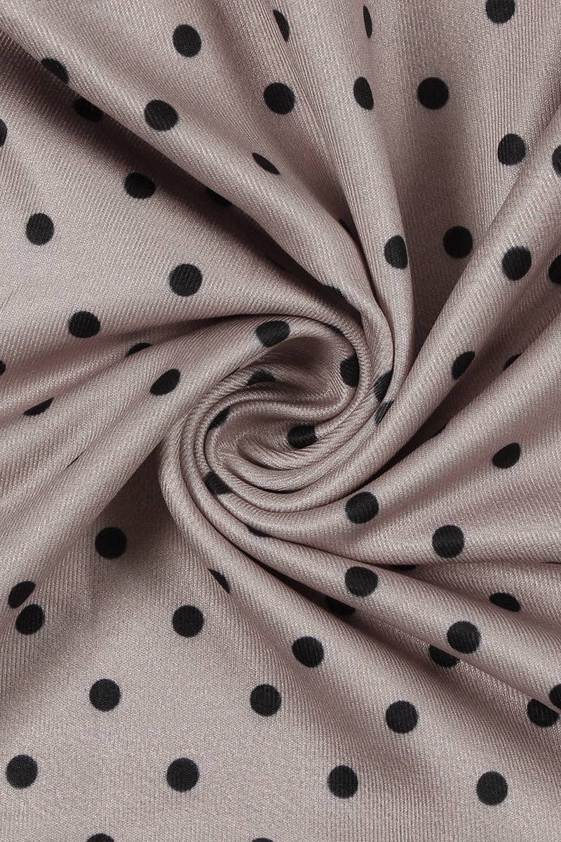 Halter Neck Polka Dot Mini Dress
